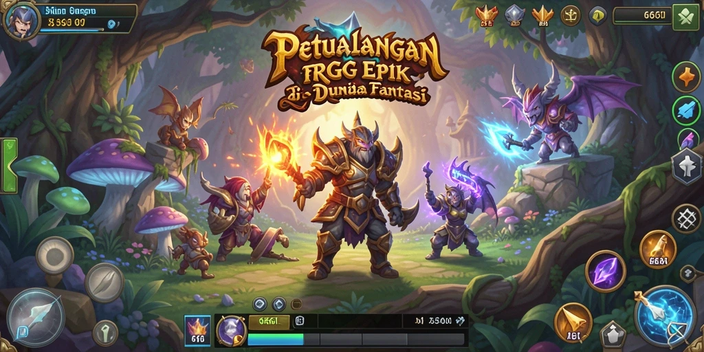 Tampilan gameplay <strong>666I</strong> yang seru dan penuh aksi karakter RPG.
