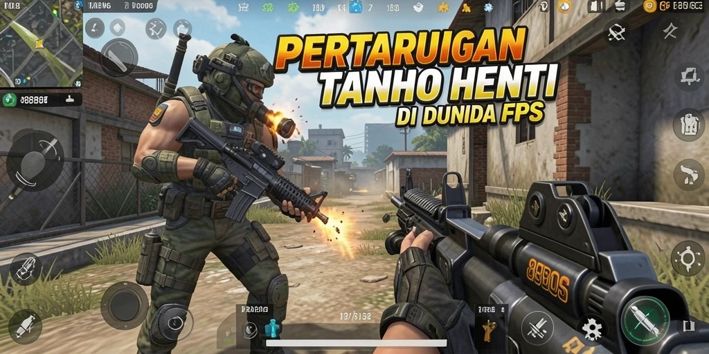 Screenshot gameplay 88BOS dengan aksi tembak-menembak yang intens.