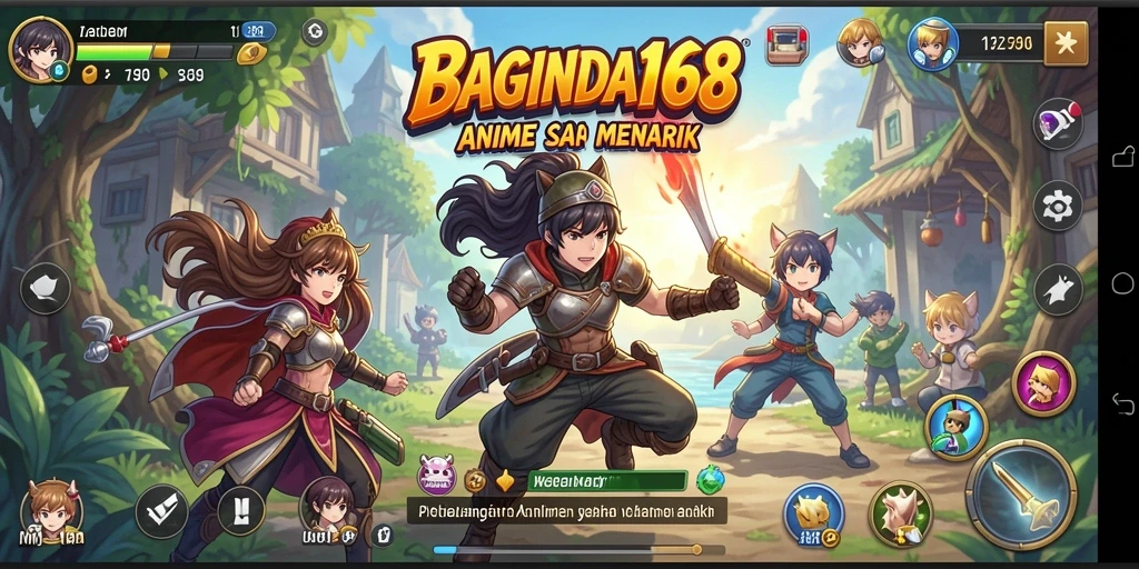Tampilan aksi karakter dalam <strong>BAGINDA168</strong> yang mendebarkan dan penuh warna.