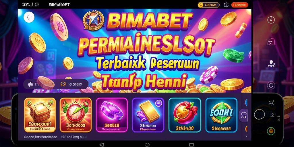 Tampilan menakjubkan dari gameplay Slot di BIMABET.
