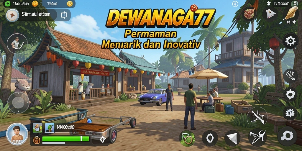 Tampilan dinamis gameplay DEWANAGA77 dalam simulasi yang mendebarkan.
