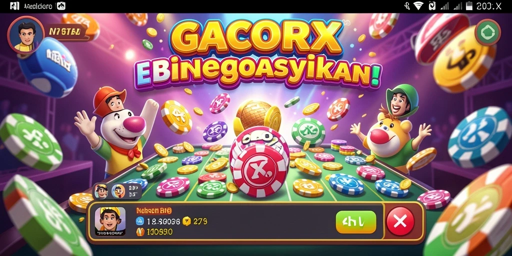 Tampilan gameplay Bingo yang interaktif dan menegangkan di GACORX.