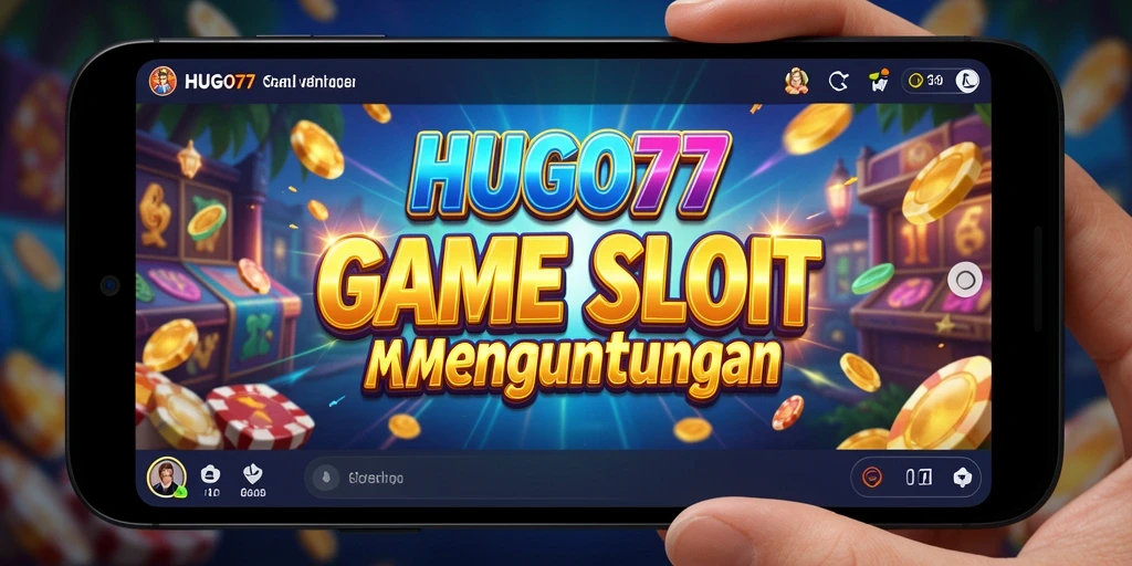 Tampilan gameplay HUGO77 yang menarik dan berwarna-warni.