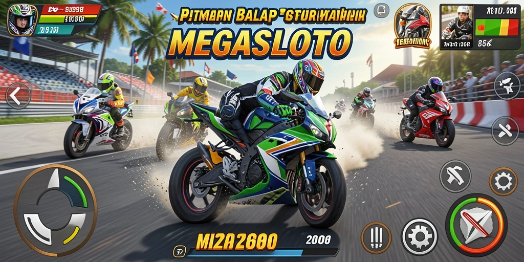 Tampilan gameplay MEGASLOTO yang mendebarkan dan penuh aksi.