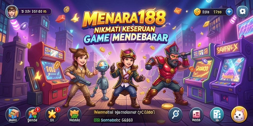 Screenshot MENARA188 menampilkan gameplay seru dan menantang di level tinggi.