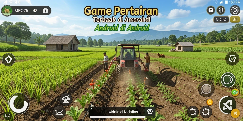 Screenshot MPO76 menampilkan gameplay bertani yang menarik dan interaktif.