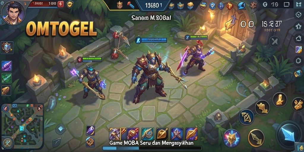 Gameplay menegangkan di arena pertempuran OMTOGEL.