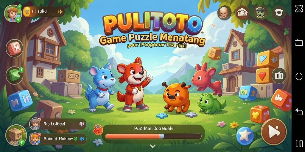 Tampilan gameplay PULITOTO yang menantang dan menarik