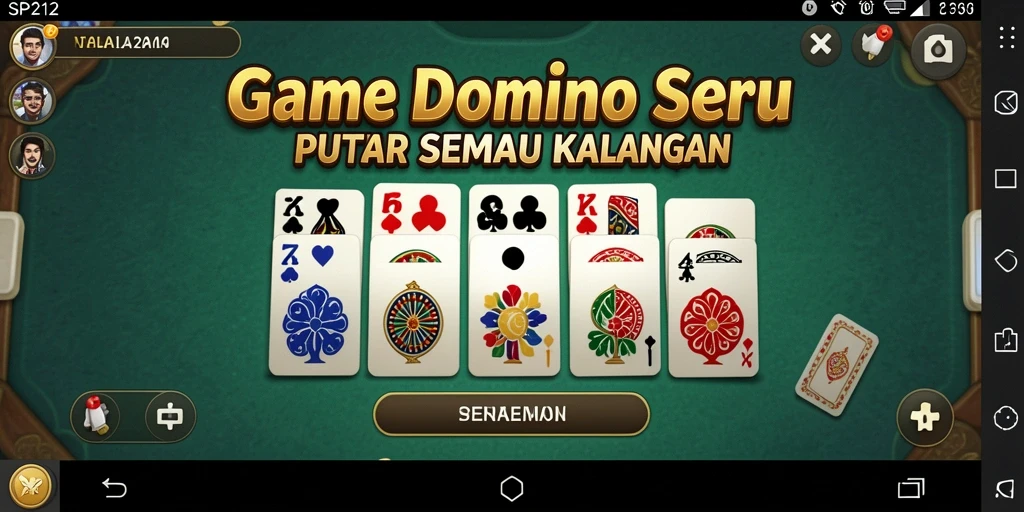 Tampilan menarik dari gameplay SP212 di Domino.