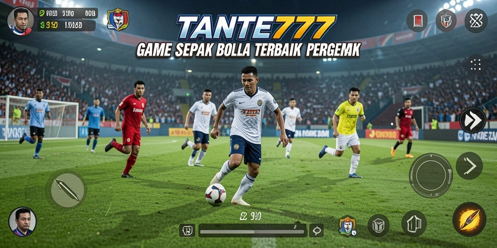 Tampilan aksi seru dalam permainan sepak bola TANTE777